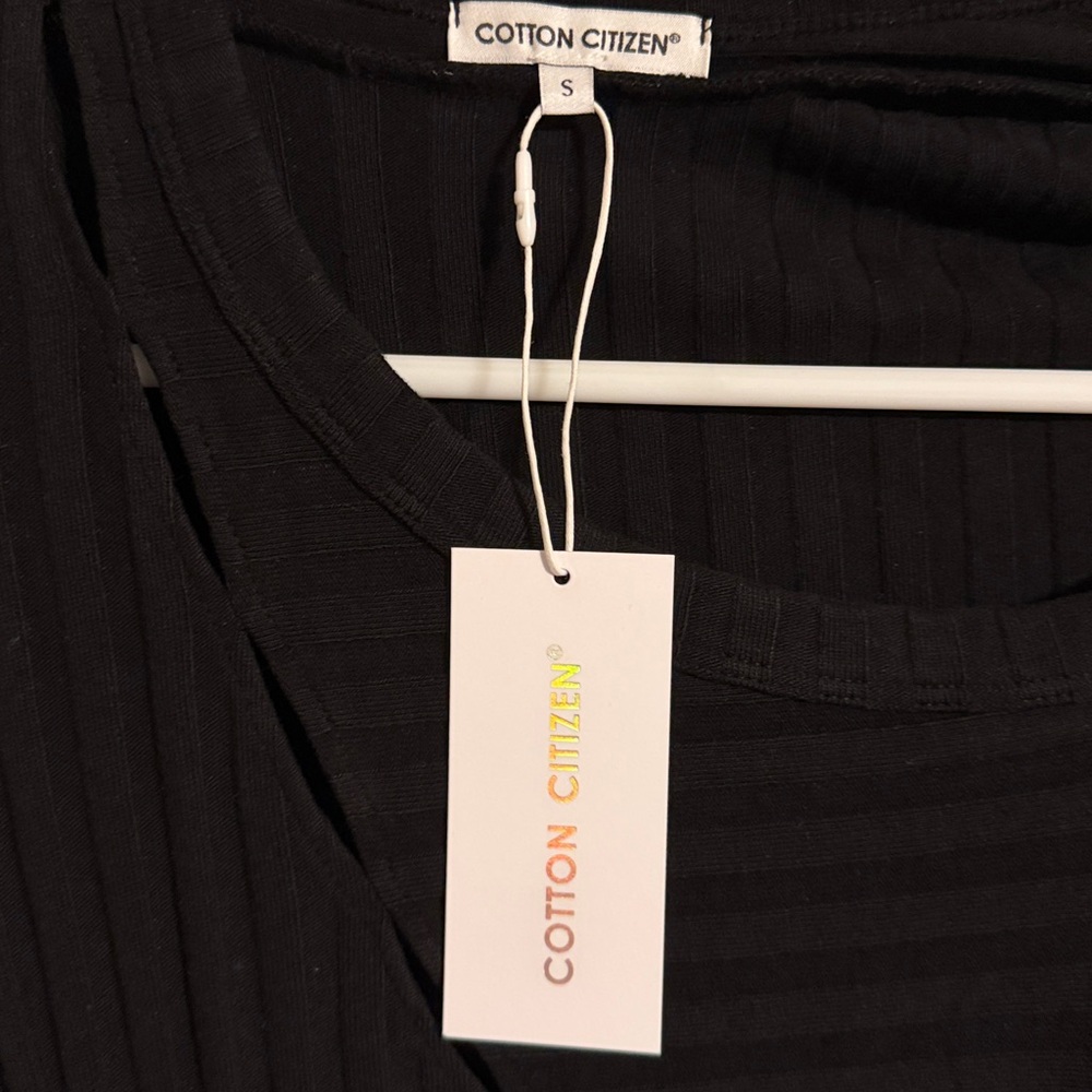 Cotton Citizen Capri cut out Sheath Dress black s - Picture 8 of 9